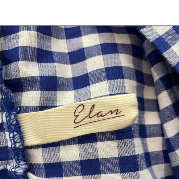 Blue Checked Shift Dress - Picture 4 of 5